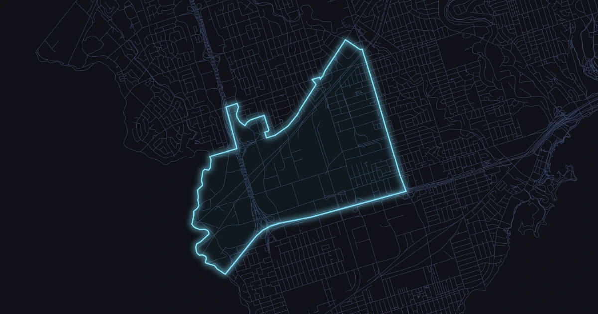 Etobicoke City Centre aerial view