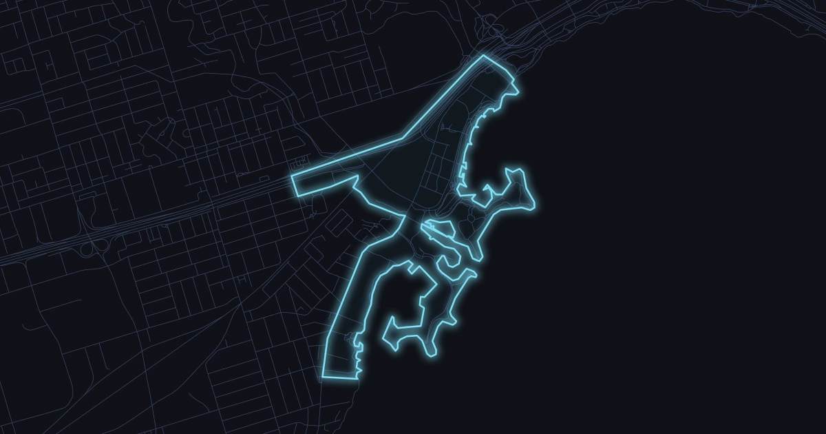 Humber Bay Shores aerial view