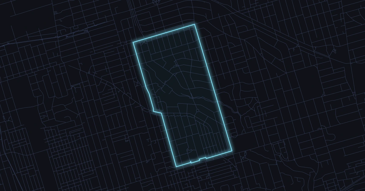 Humewood-Cedarvale aerial view