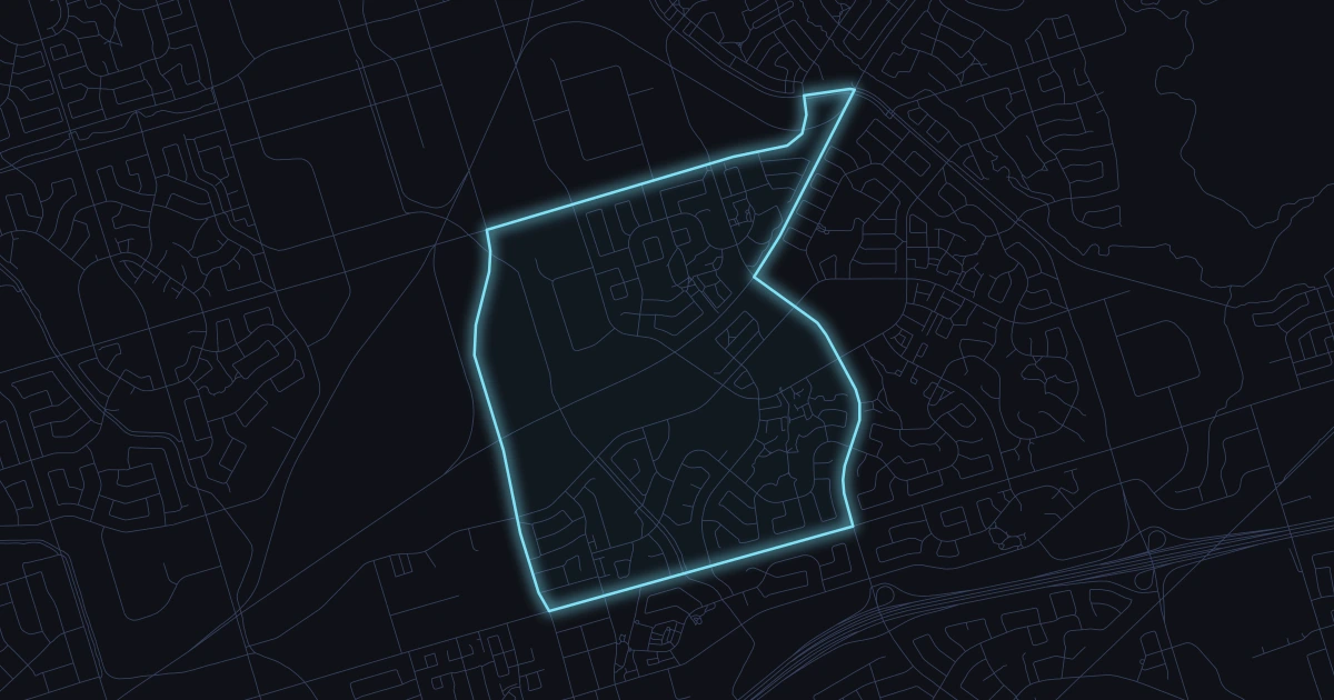 Malvern West aerial view