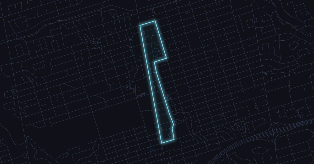 Yonge-Doris aerial view